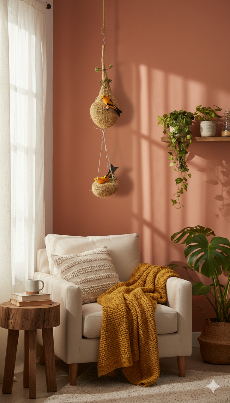 Bird Nest Hanging Decoration