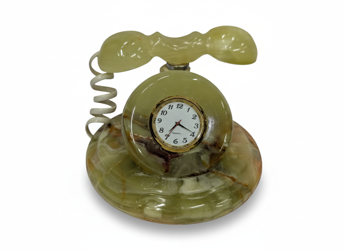 Marble Phone Clock,