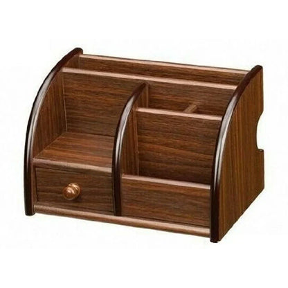 Wooden Pen Stand Holder Stationery Organizer