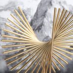 Modern Geometric Gold Coffee Table Display Decor Living Room Desk Ornaments