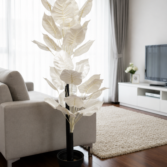 Luxury  Silk Leaf Artificial Plant – Elegant Indoor Décor