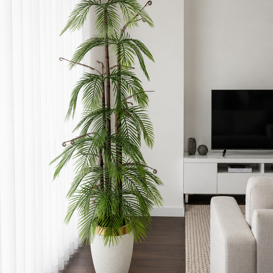 Luxury Artificial Palm Tree Plant – Premium Indoor Corner Décor
