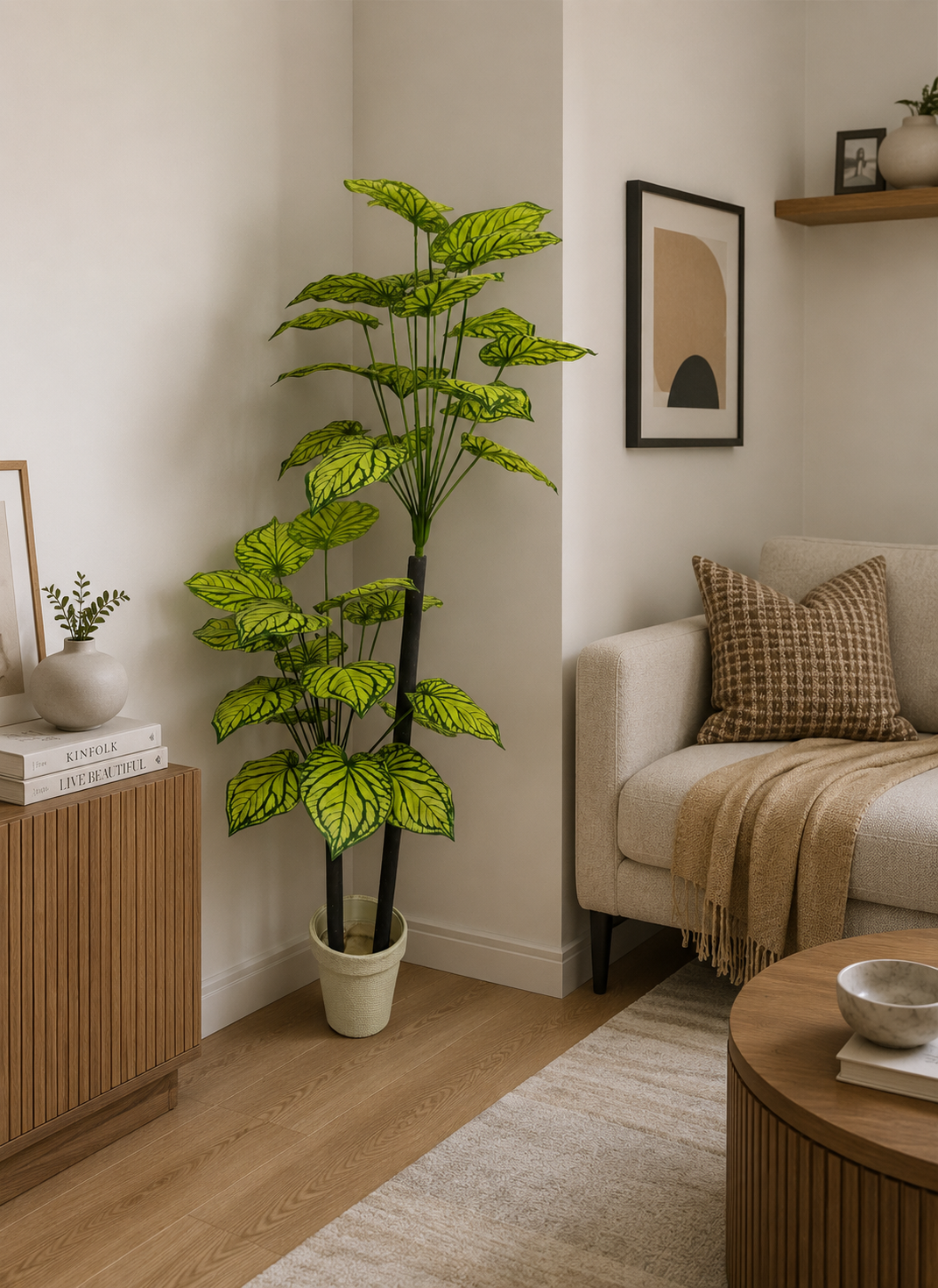Premium Artificial Indoor Plant – Luxury Corner Decor