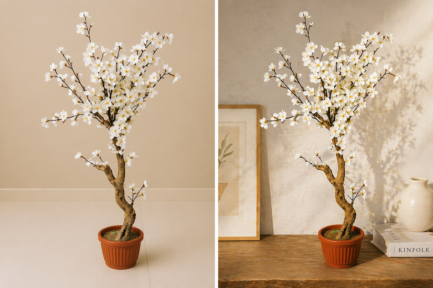 Blossom Plant White (5 Feet)