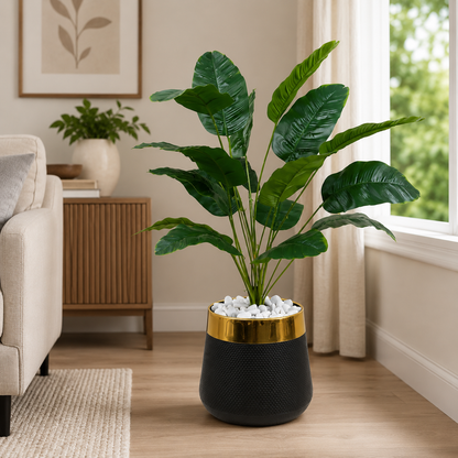 18 Leaf Banana Palm Planter Set