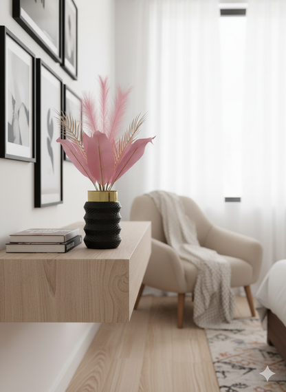 Elegant Artificial Flower Vase – Luxury Home Decor Piece