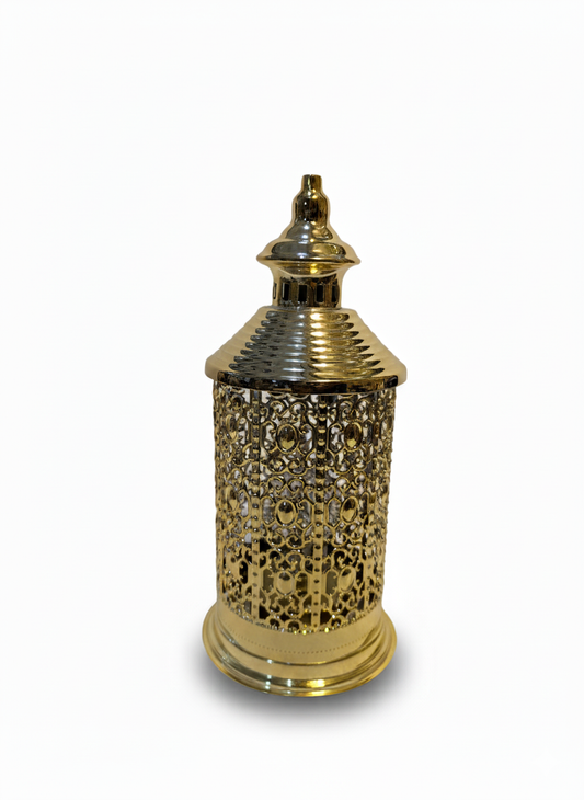 Elegant Gold Filigree Decorative Lantern