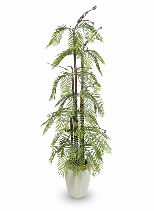 Artificial Tall Palm Tree in Decorative Pot