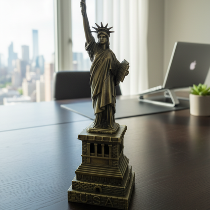 World Metal Statue Of Liberty Model