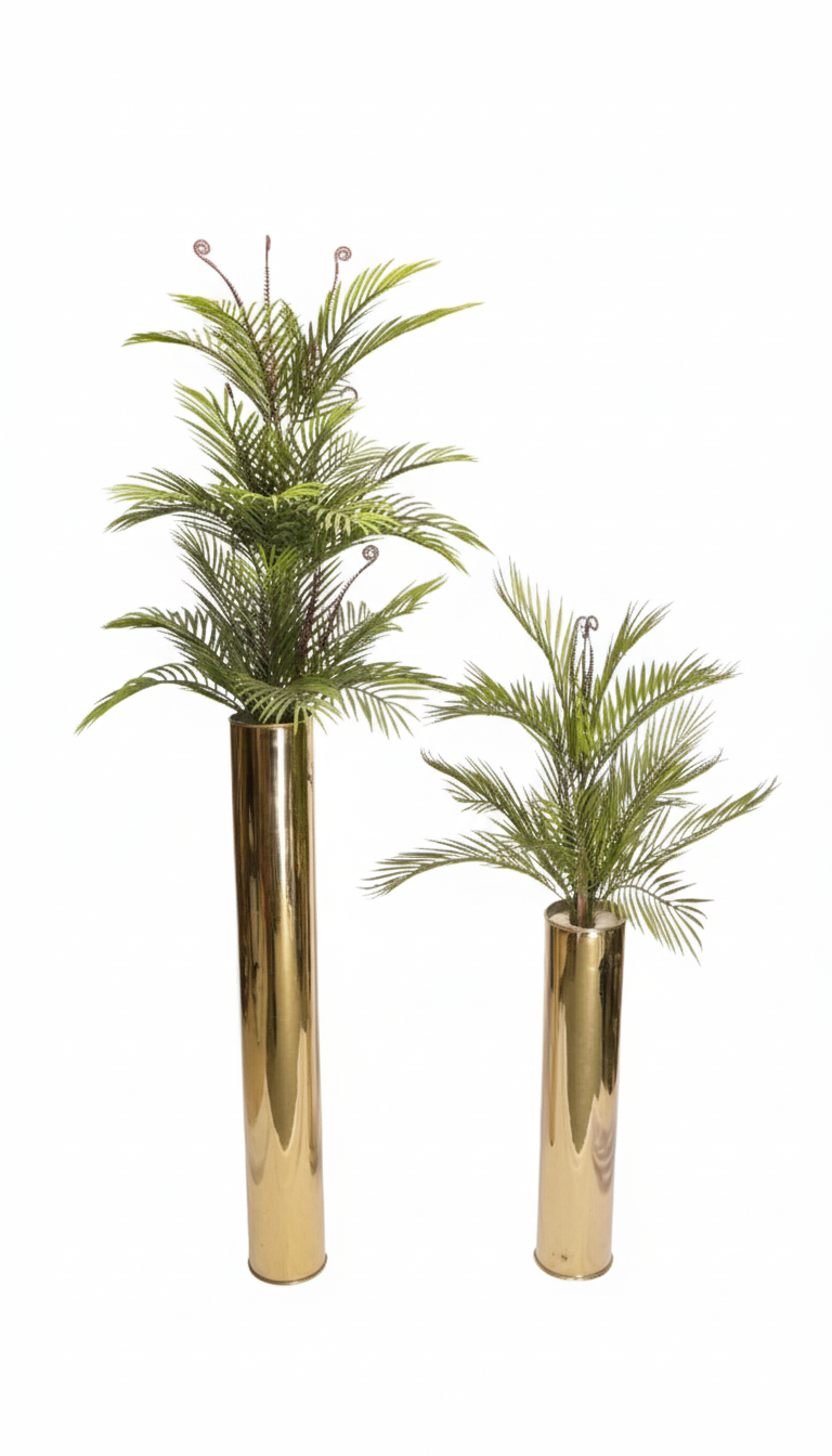 Black and Gold Rose Vases (Set of 3)