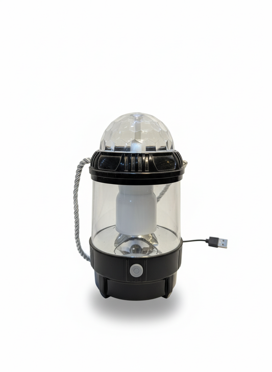 Rechargeable LED Disco Camping Lantern with USB Port
