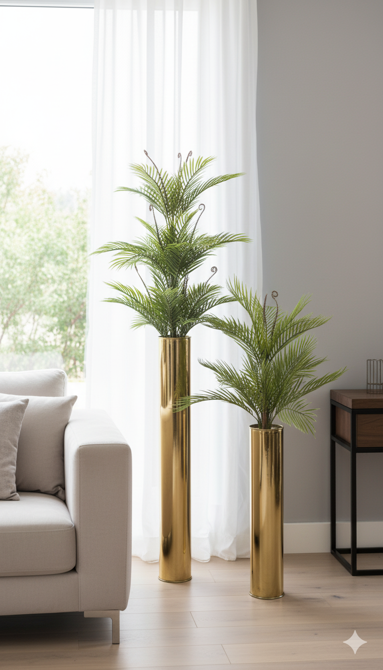 Black and Gold Rose Vases (Set of 3)