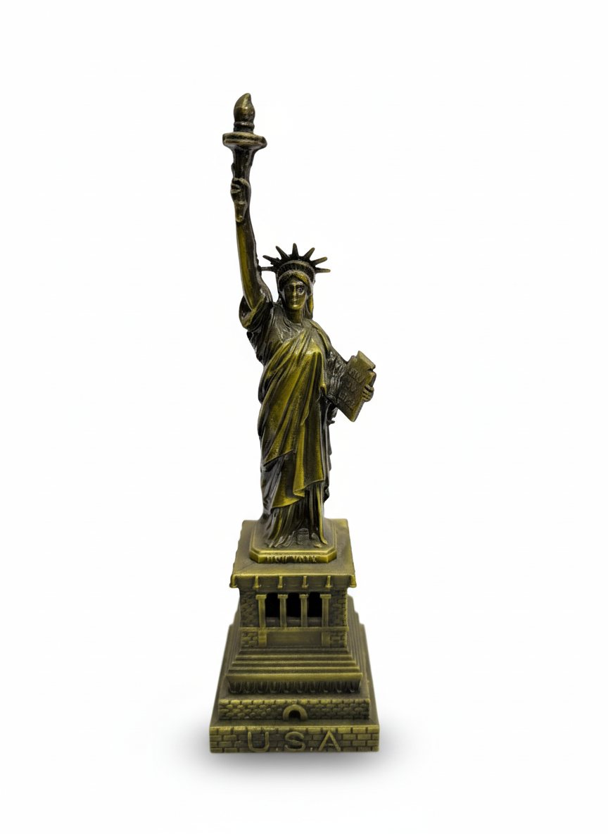 World Metal Statue Of Liberty Model