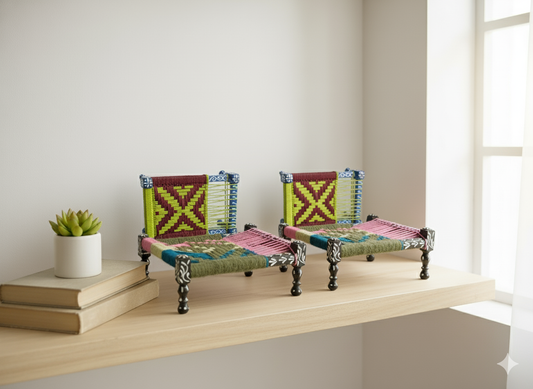 Wooden Charpai / Punjabi Cot Showpiece  Description:
