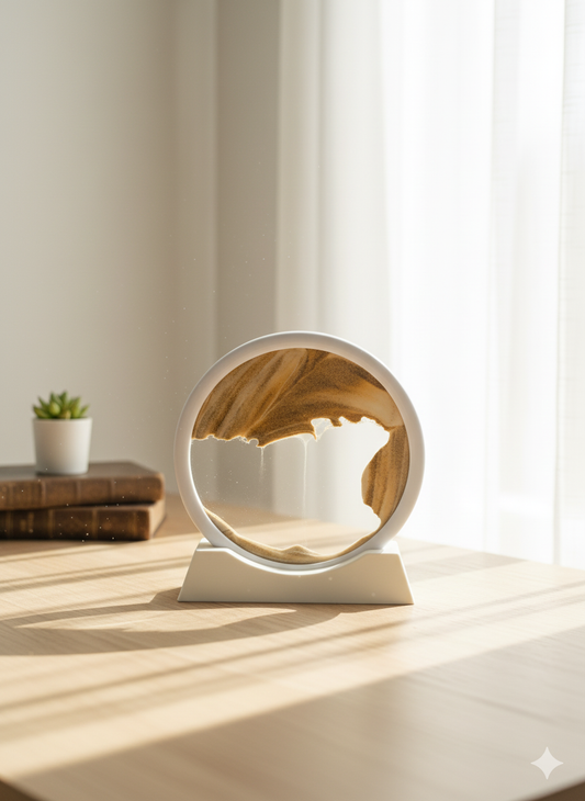 Golden Horizon Sand Art Frame