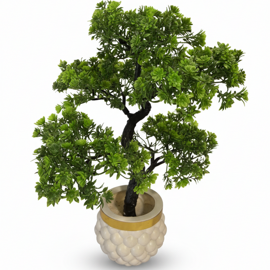Decorative Faux Bonsai Plant – Tabletop Home Décor