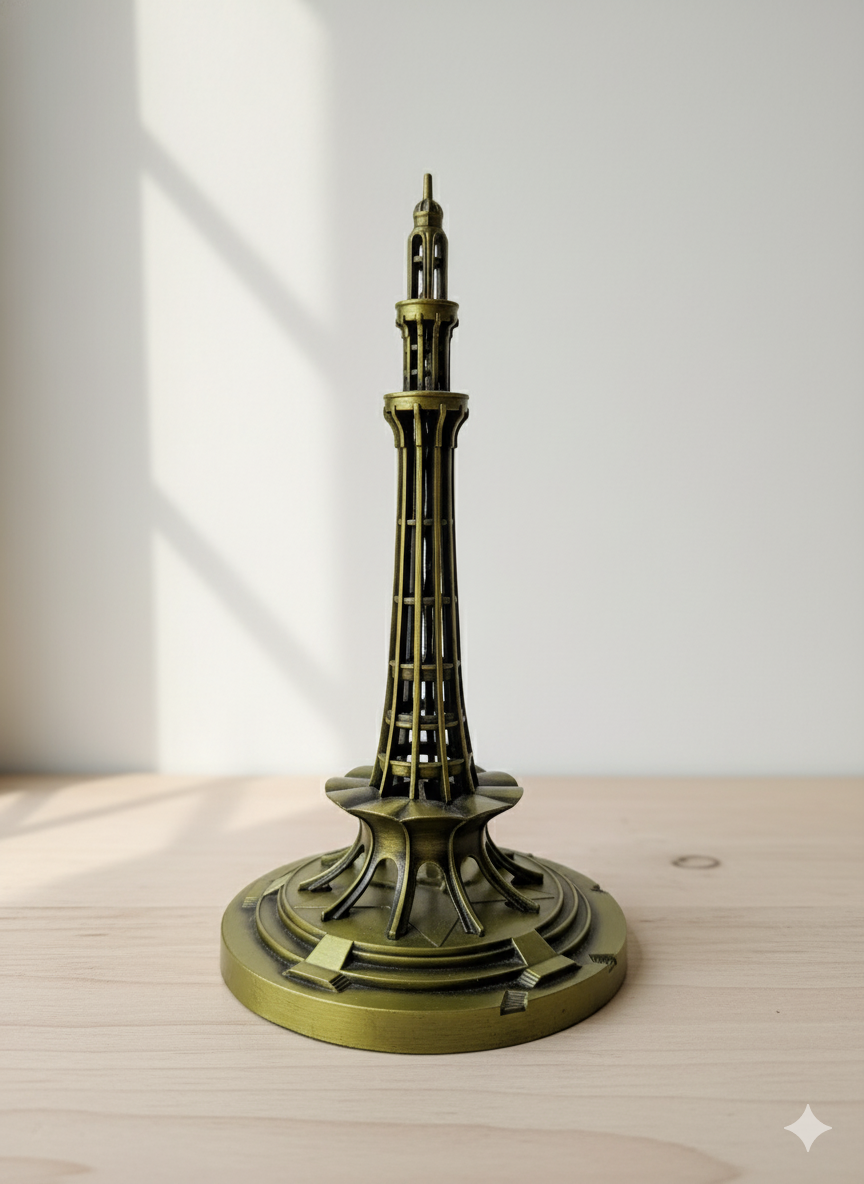 Miniature Metal Minar-e-Pakistan Showpiece