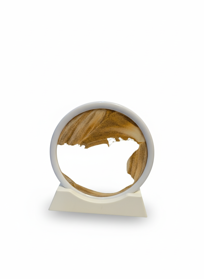 Golden Horizon Sand Art Frame