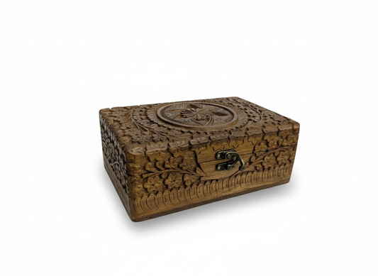 Handirafted Rose Wood Jewelery Box