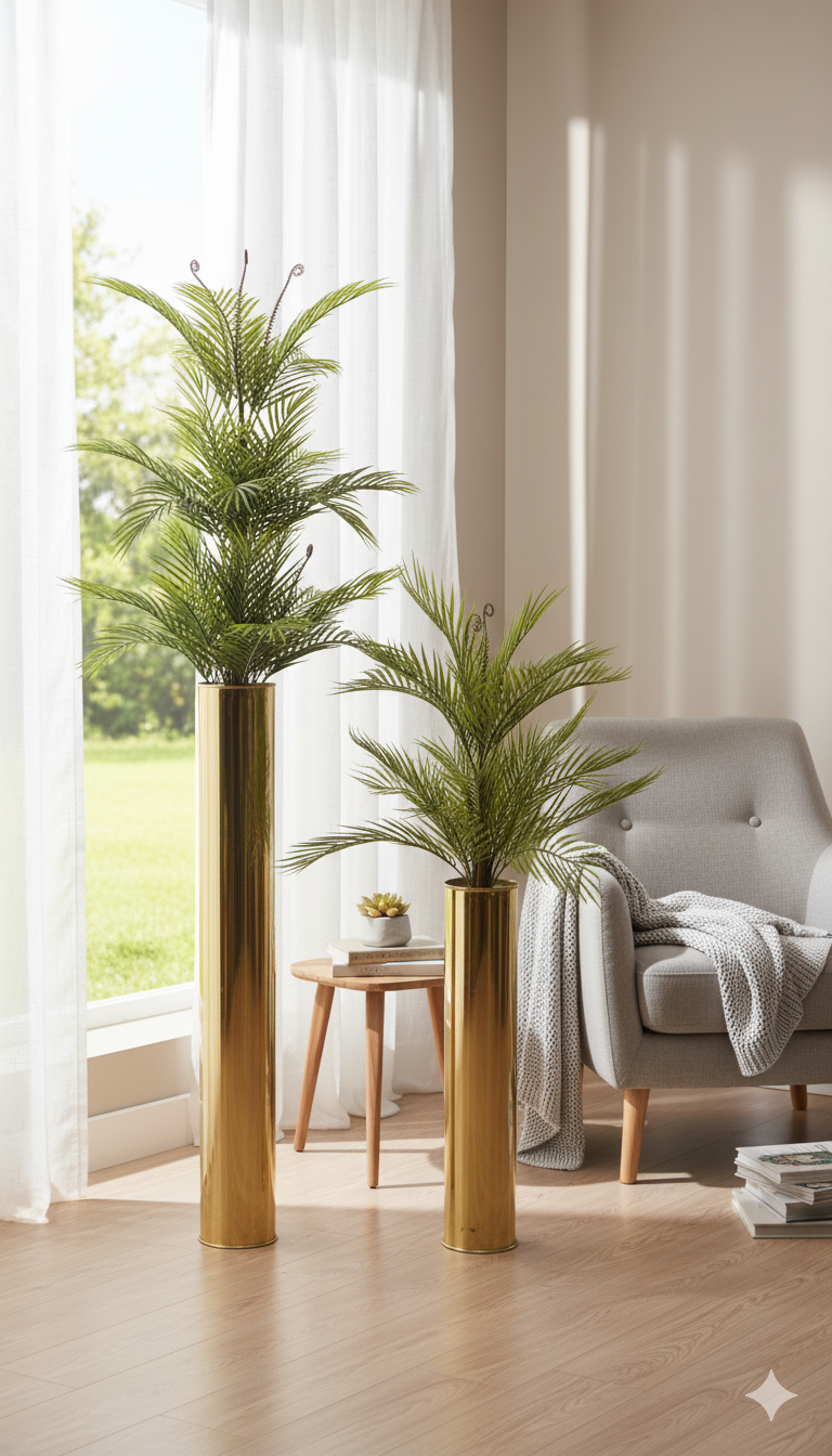 Black and Gold Rose Vases (Set of 3)